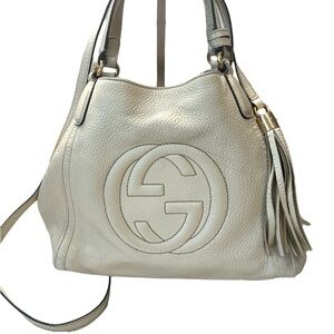 Gucci Cream soho convertible bag